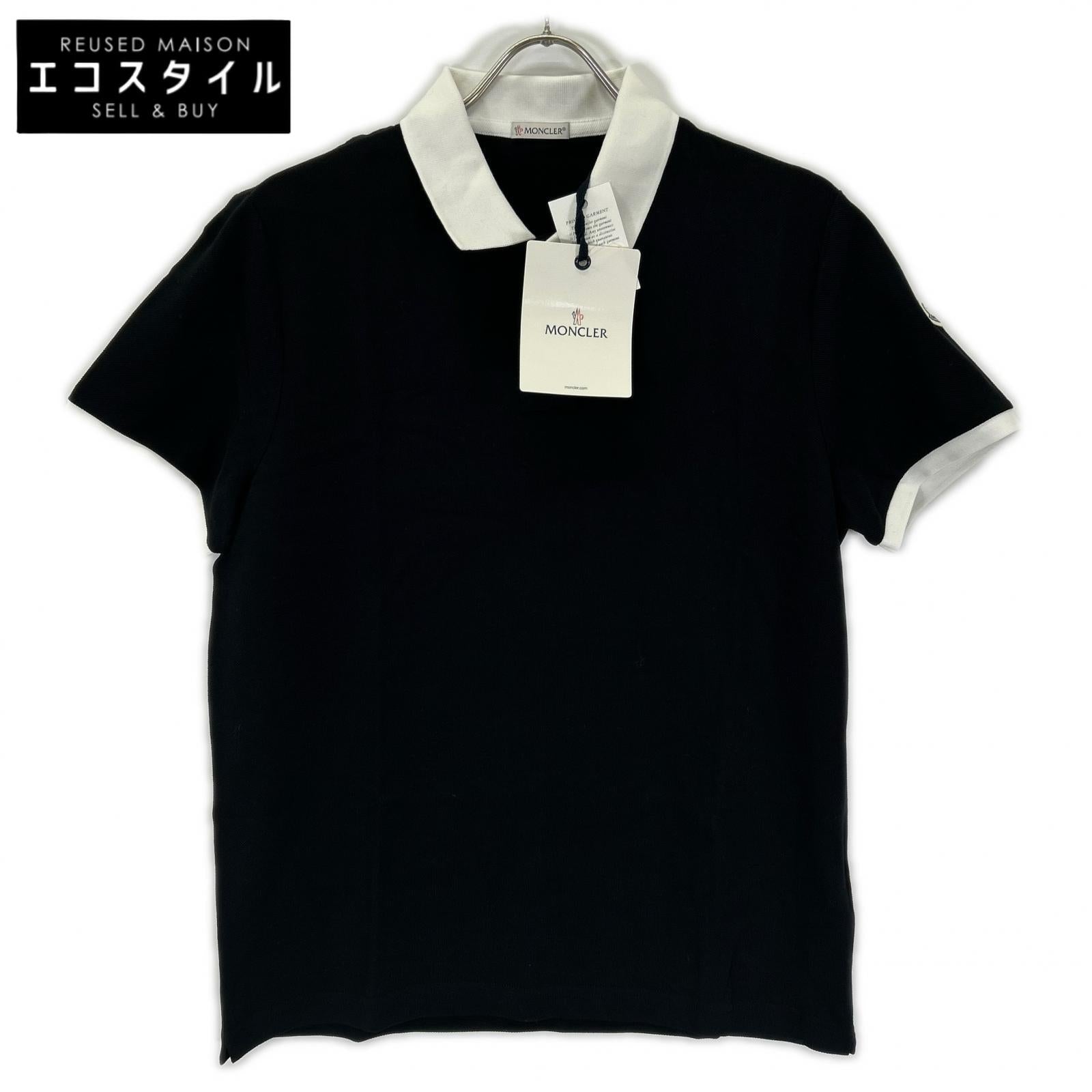 MONCLER モンクレール MAGLIA POLO ブラック ポロシャツ トップス