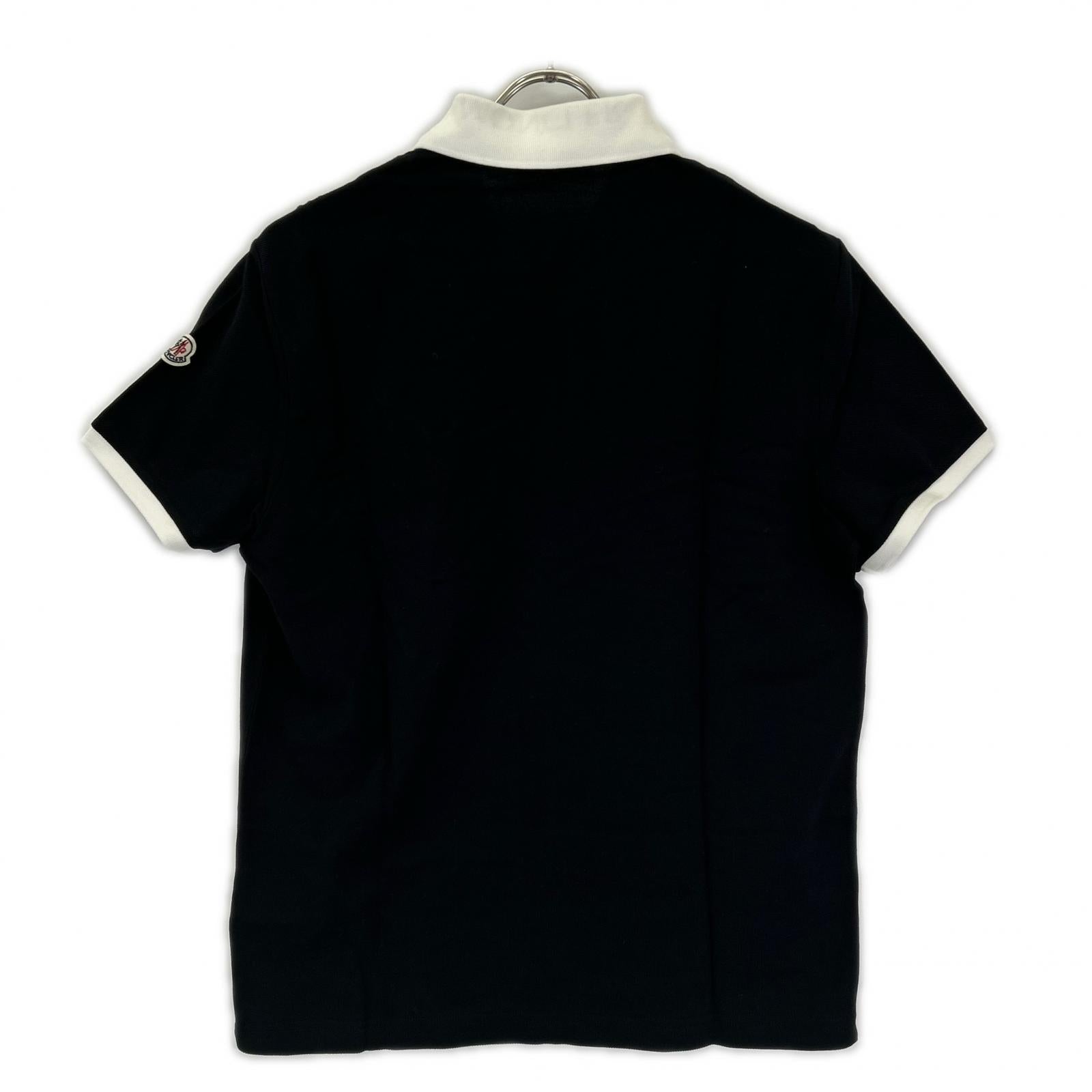 MONCLER モンクレール MAGLIA POLO ブラック ポロシャツ トップス