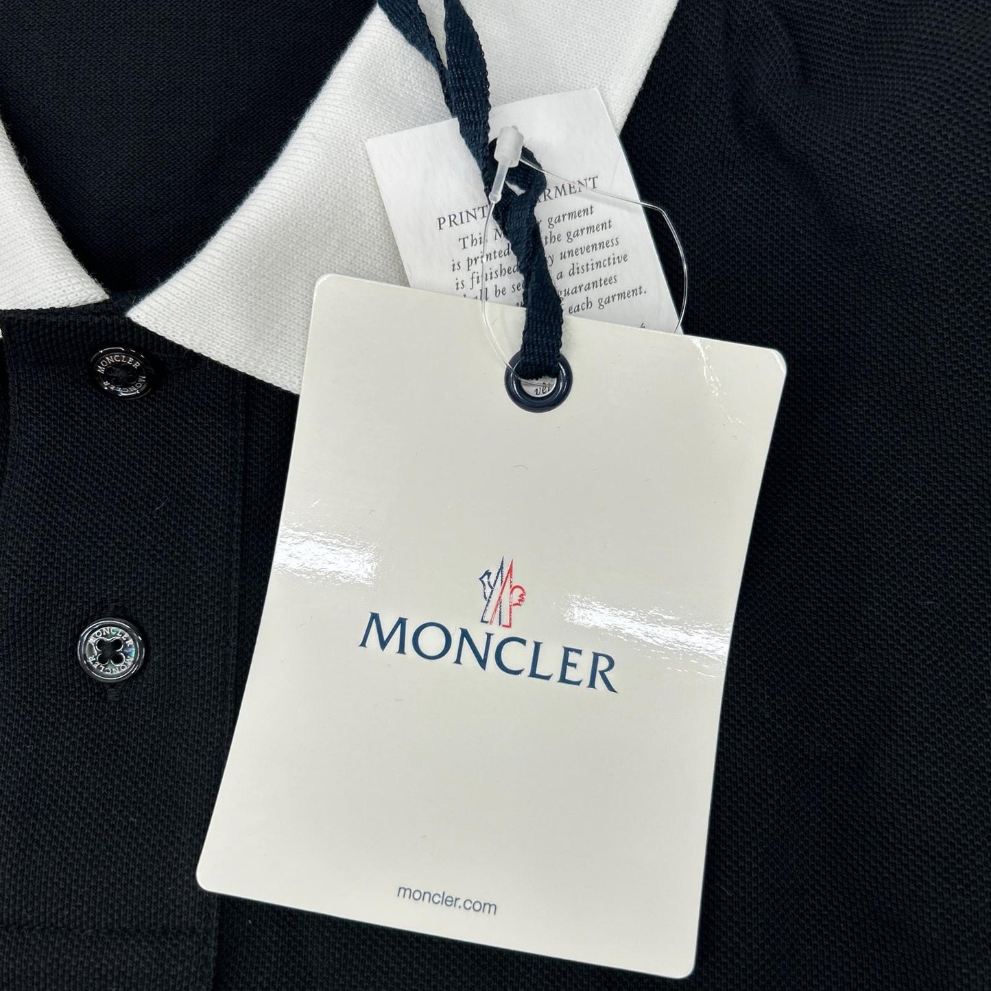 MONCLER モンクレール MAGLIA POLO ブラック ポロシャツ トップス