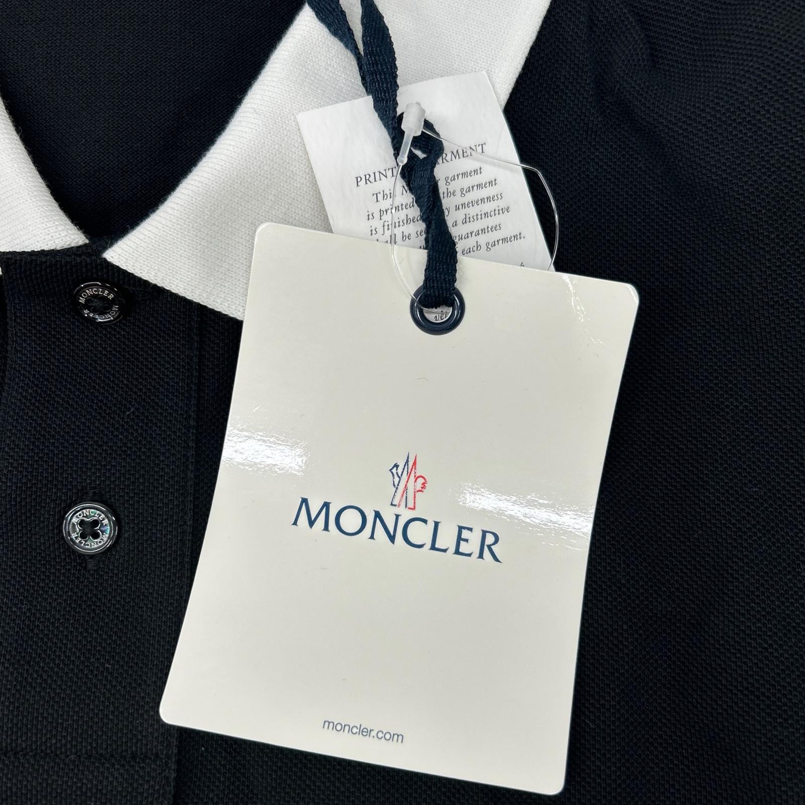 MONCLER モンクレール MAGLIA POLO ブラック ポロシャツ トップス