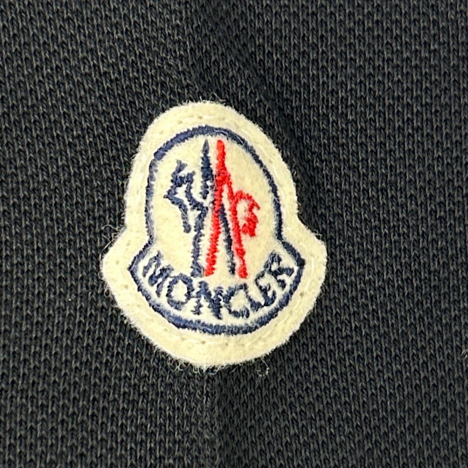 MONCLER モンクレール MAGLIA POLO ブラック ポロシャツ トップス
