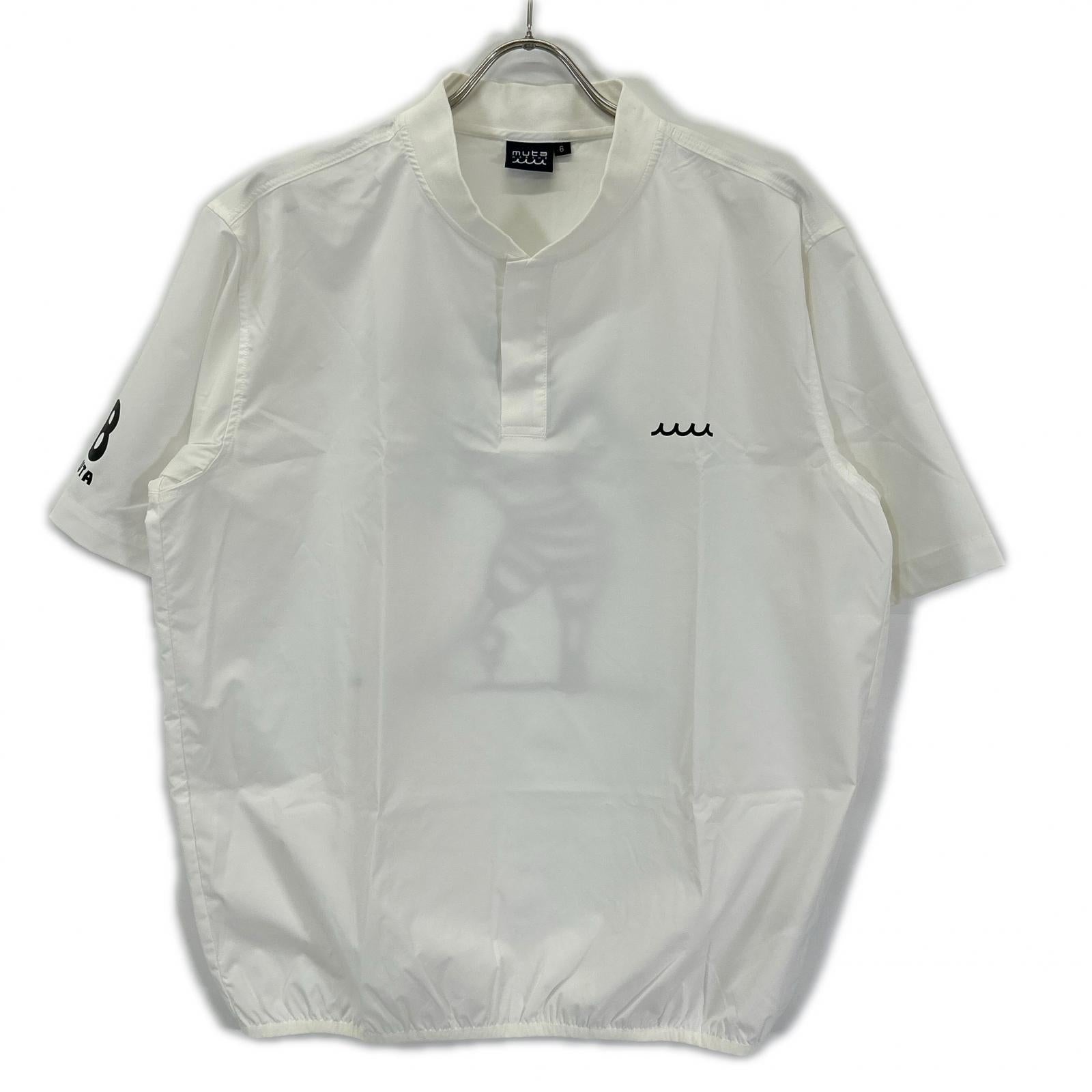 MUTA MARINE ムータマリーン YMMG-230708 ホワイト バックプリント プルオーバーシャツ トップス