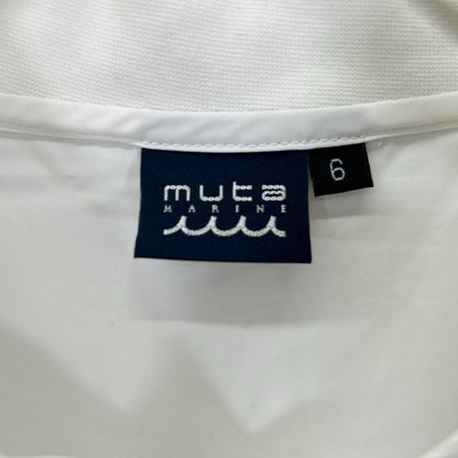 MUTA MARINE ムータマリーン YMMG-230708 ホワイト バックプリント プルオーバーシャツ トップス