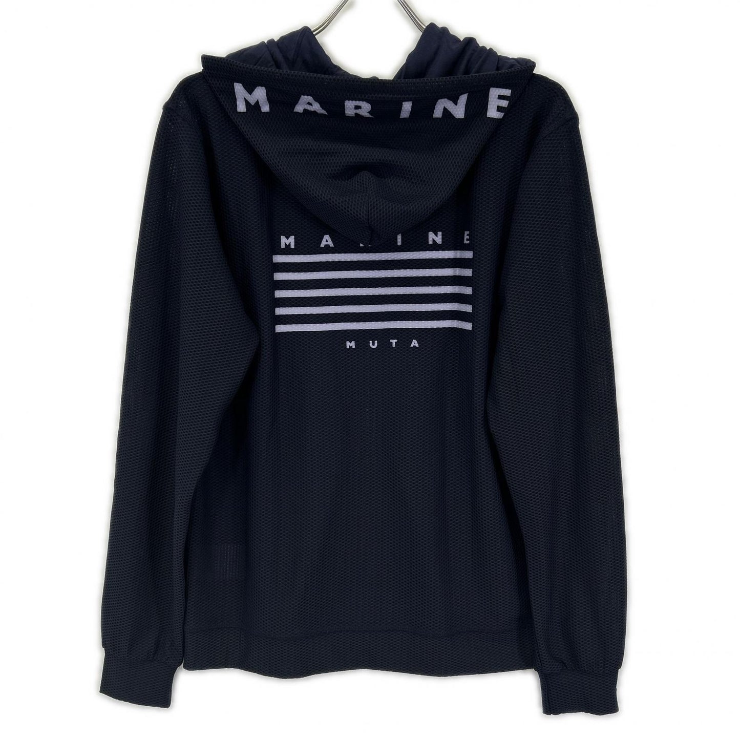 MUTA MARINE ムータマリーン YMMG-240202 ネイビー メッシュジップパーカ トップス