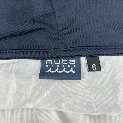 MUTA MARINE ムータマリーン 116388353 ネイビー リーフデザイン テックジップアップパーカ トップス