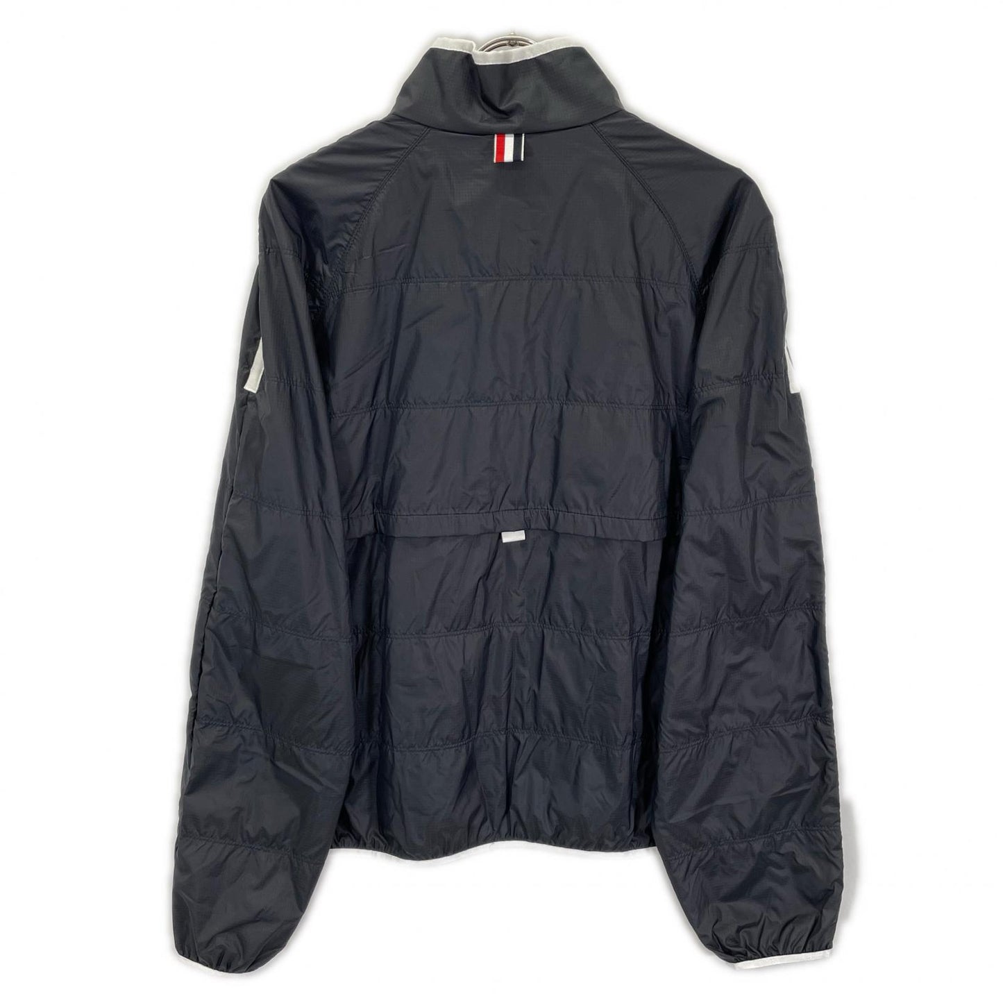 THOM BROWNE トムブラウン MJT319A-06859415 ブラック リップストップ トラックジャケット トップス