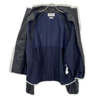 THOM BROWNE トムブラウン MJT319A-06859415 ブラック リップストップ トラックジャケット トップス