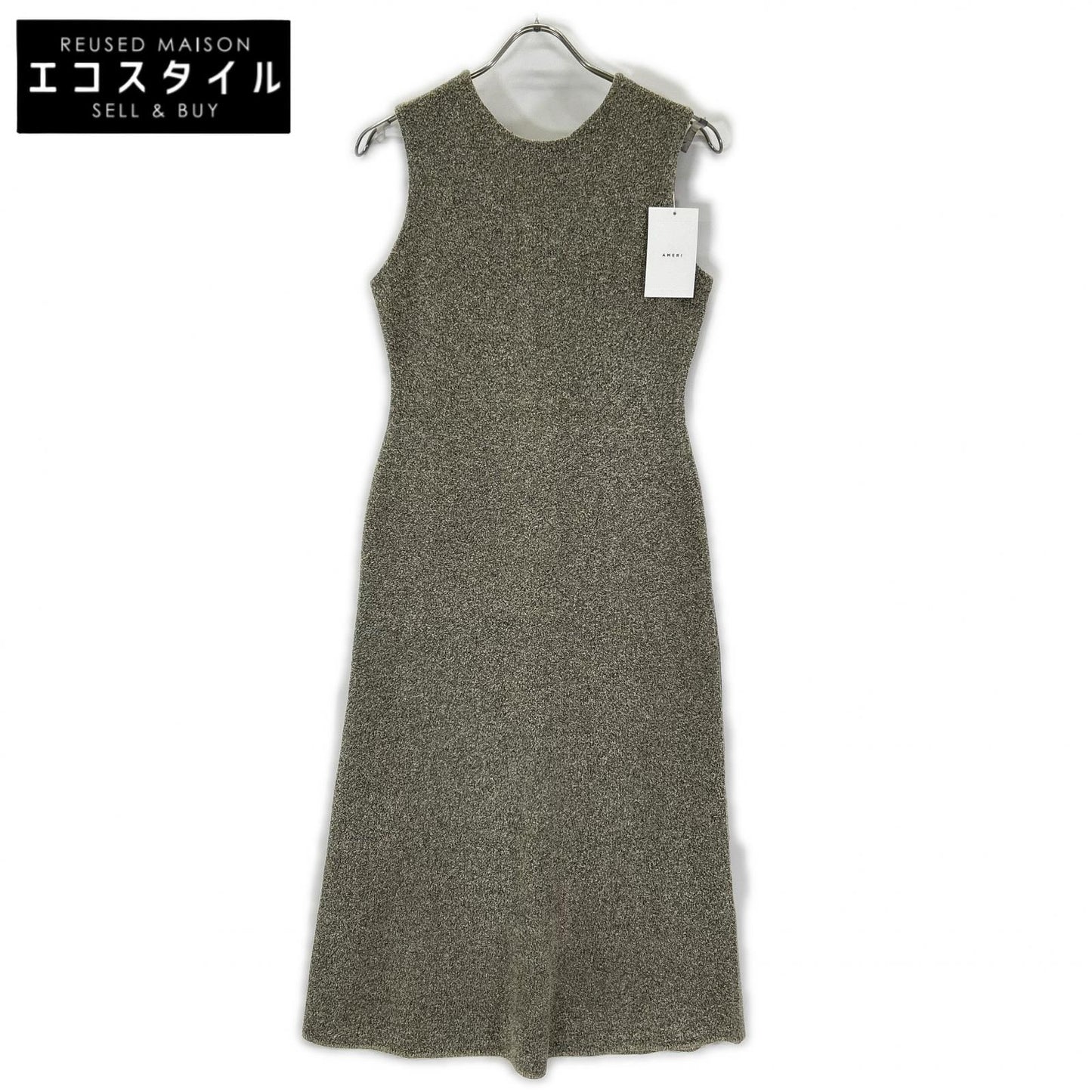 Ameri アメリ 02310591400 LOOP YARN SEMI FLARE ニットワンピース ワンピース
