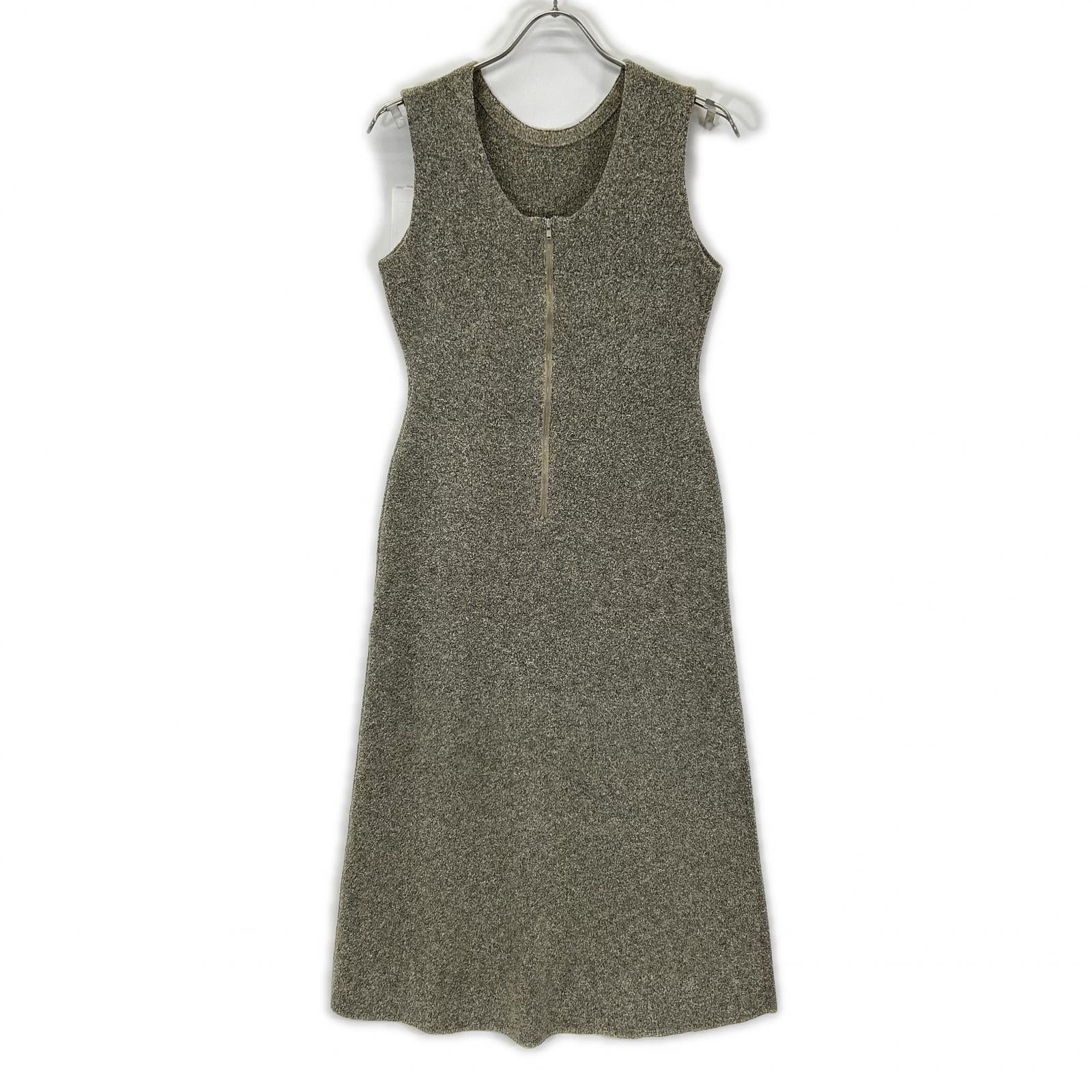 Ameri アメリ 02310591400 LOOP YARN SEMI FLARE ニットワンピース ワンピース