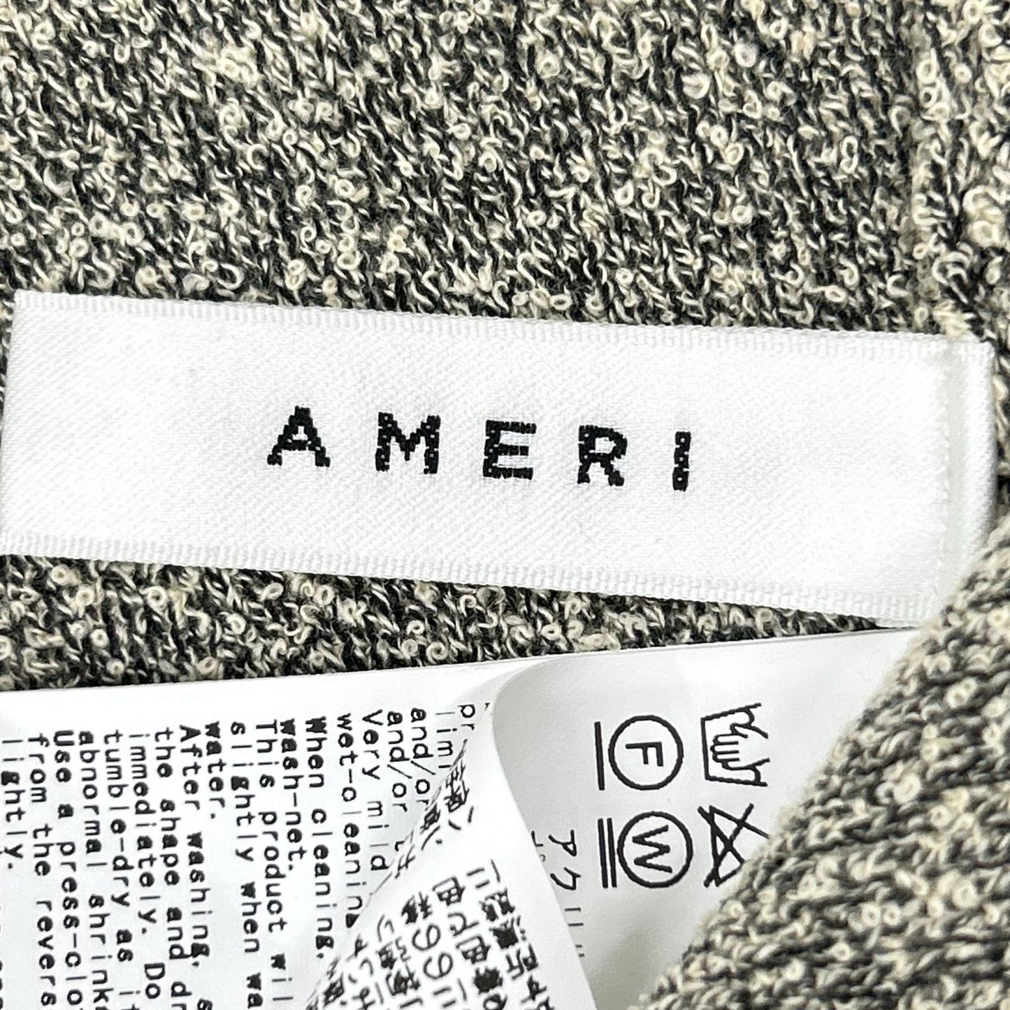 Ameri アメリ 02310591400 LOOP YARN SEMI FLARE ニットワンピース ワンピース