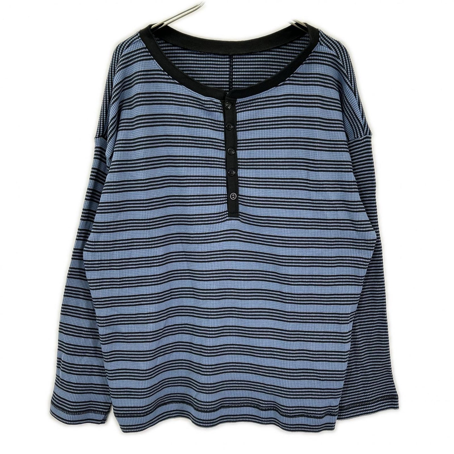 Ameri アメリ RM261-2242AV ×ミラー ボーダー 2WAY ワッフルトップ トップス