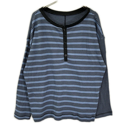 Ameri アメリ RM261-2242AV ×ミラー ボーダー 2WAY ワッフルトップ トップス