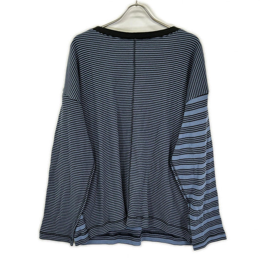 Ameri アメリ RM261-2242AV ×ミラー ボーダー 2WAY ワッフルトップ トップス