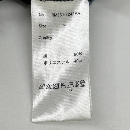 Ameri アメリ RM261-2242AV ×ミラー ボーダー 2WAY ワッフルトップ トップス