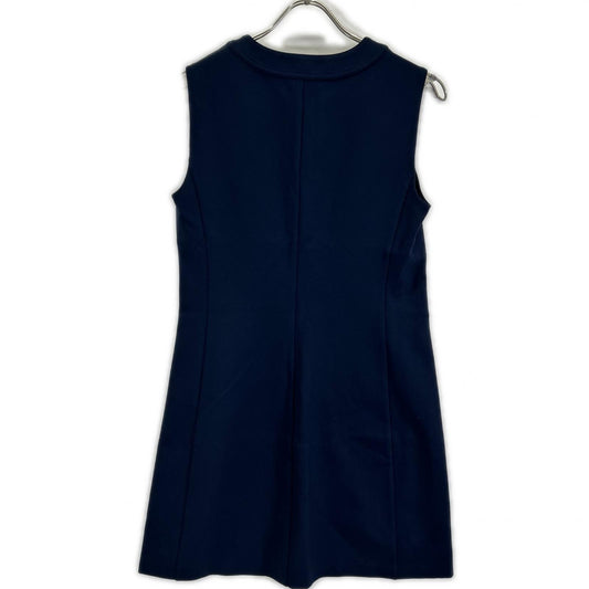 Tory Burch トリーバーチ ネイビー ハーフジップ スウェットワンピース ワンピース