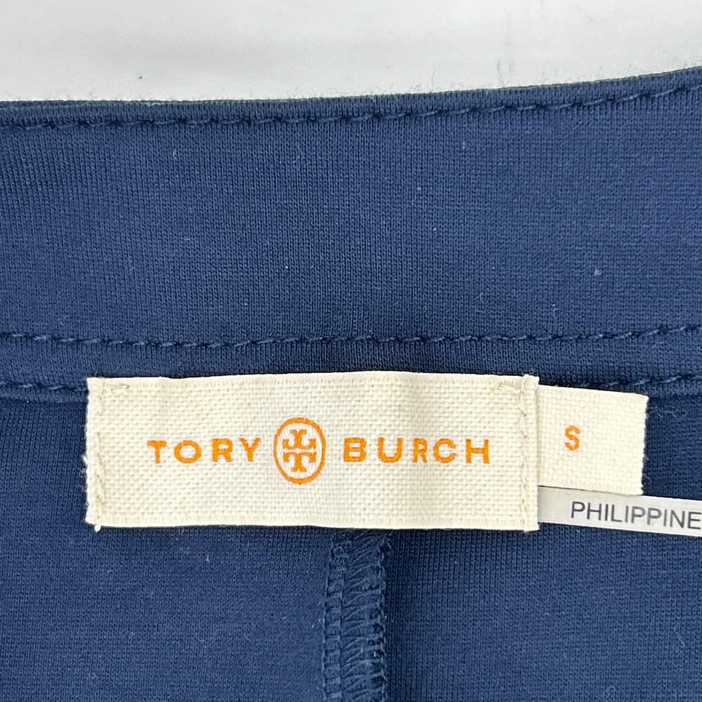 Tory Burch トリーバーチ ネイビー ハーフジップ スウェットワンピース ワンピース