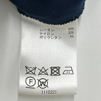 Tory Burch トリーバーチ ネイビー ハーフジップ スウェットワンピース ワンピース