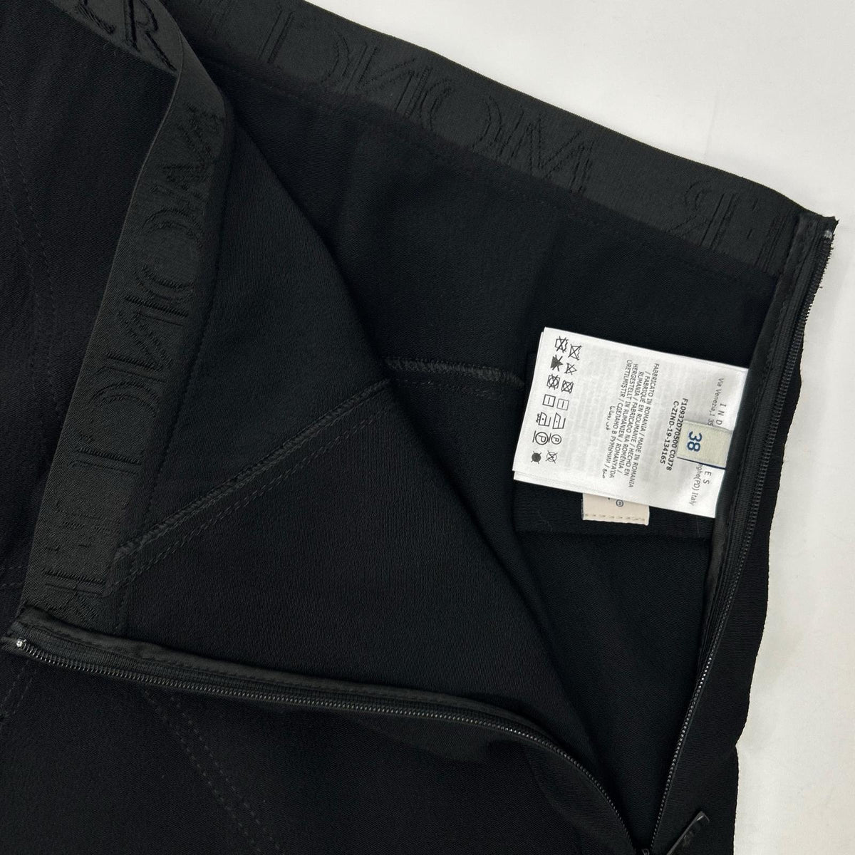 MONCLER モンクレール ブラック GONNA ウエストロゴ スカート スカート