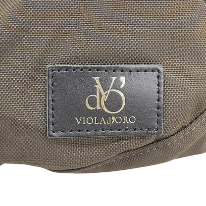 VIOLAd'ORO ヴィオラドーロ 新品同様 コンパクト見せ ボディー バッグ ボディバッグ レディース ブラウン V-2117 ボディバッグ
