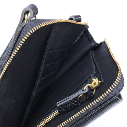 VIOLAd'ORO ヴィオラドーロ 【新品同様】V-1289 ADRIA 型押しレザー スマートフォンポシェット ショルダーバッグ