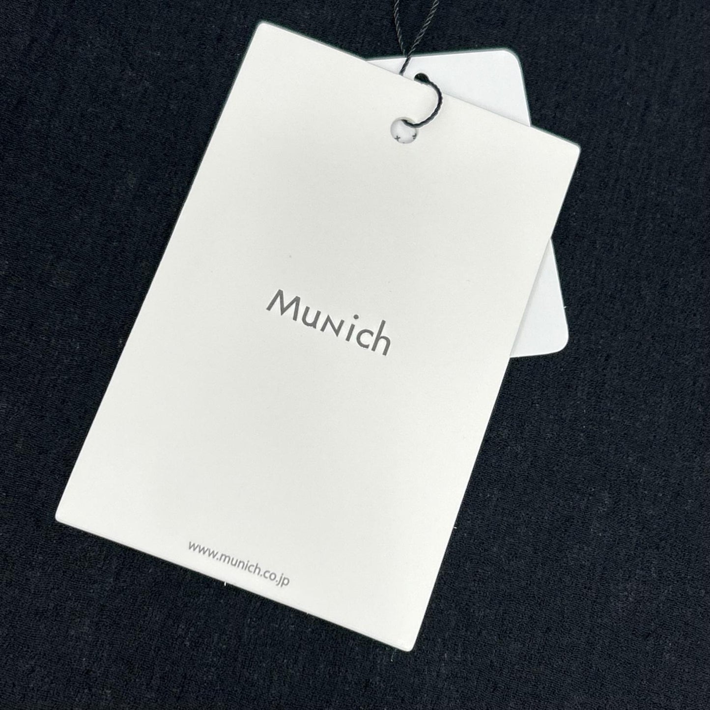 MUNICH ミューニック MN251N63 ブラック ヴィンテージボイルプルオーバーワンピース ワンピース