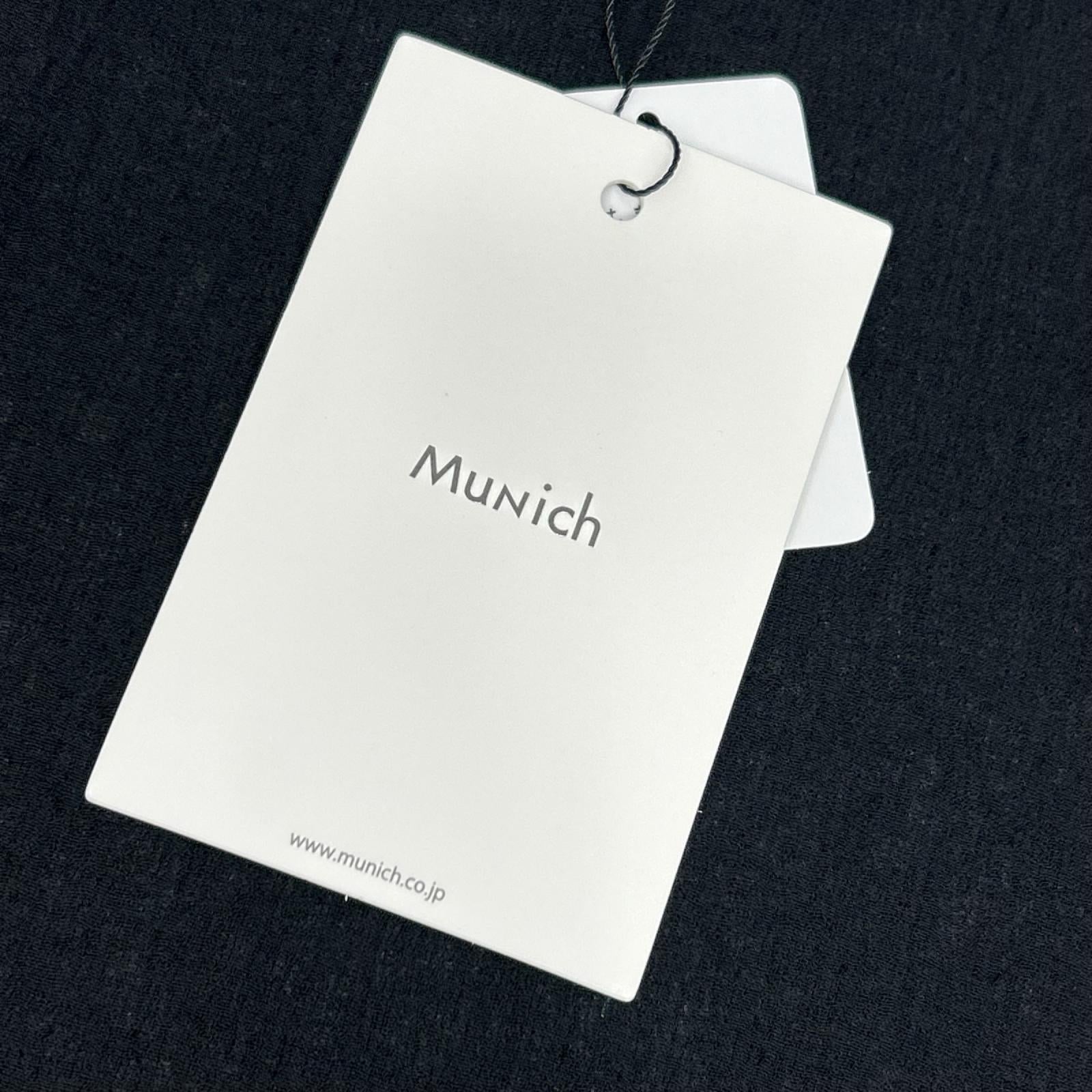 MUNICH ミューニック MN251N63 ブラック ヴィンテージボイルプルオーバーワンピース ワンピース