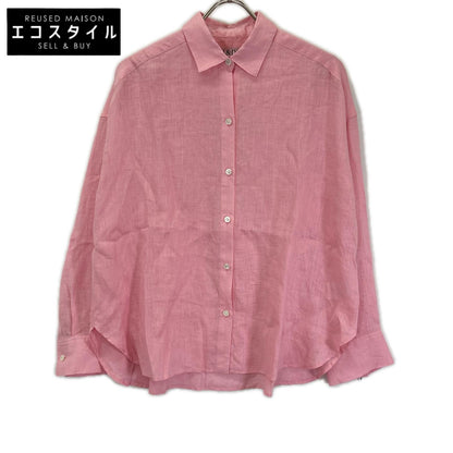 MICA & DEAL マイカアンドディール 0125101057 ピンク リネンシャツ トップス