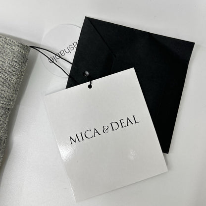 MICA & DEAL Mica & Deal 0125403308 Gray Worsted-Wool Pleated Pants Bottoms
