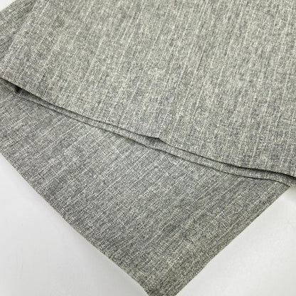MICA & DEAL Mica & Deal 0125403308 Gray Worsted-Wool Pleated Pants Bottoms