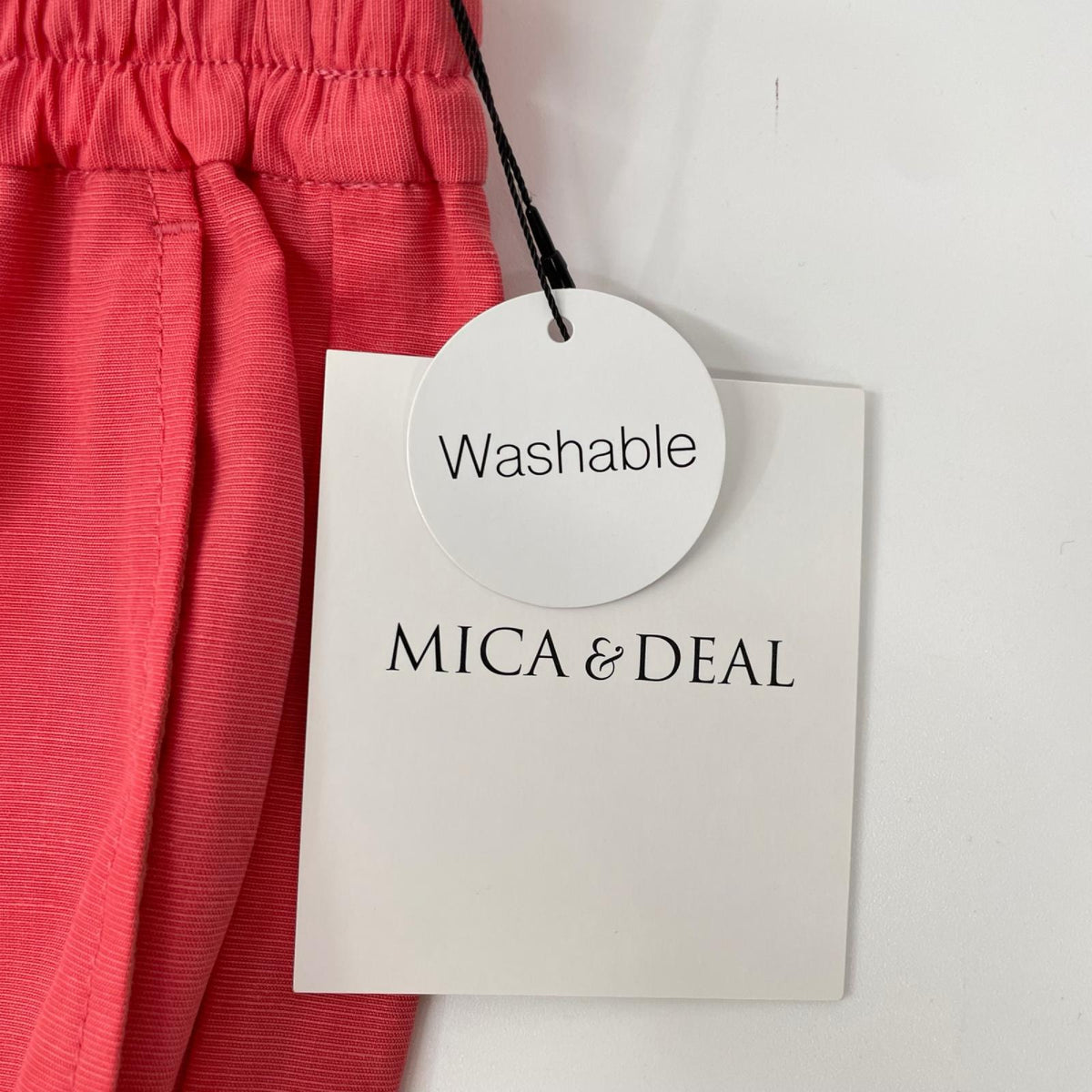 MICA & DEAL マイカアンドディール 0125103066 ピンク リネンブレンドイージーパンツ ボトムス