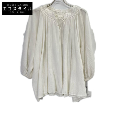 MICA & DEAL マイカアンドディール 0123201135 シアー コットンクレープ 大人甘ブラウス トップス