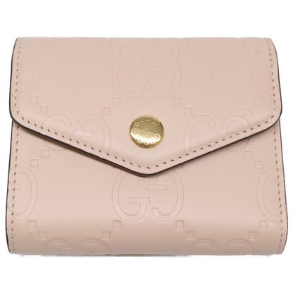 GUCCI グッチ 【新品同様】772793 AAC1Q 5701 GGパターン ミディアムウォレット 三つ折り財布（小銭入れあり）