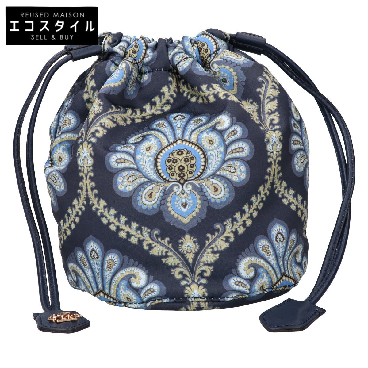 ETRO エトロ 【美品】ペイズリー柄 ドローストリング ポーチ
