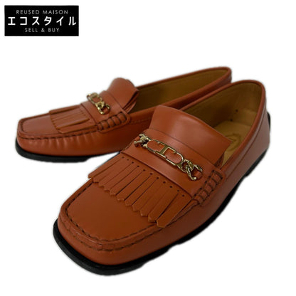 TOD'S トッズ 【美品】T タイムレス チェーン タッセル ローファー シューズ
