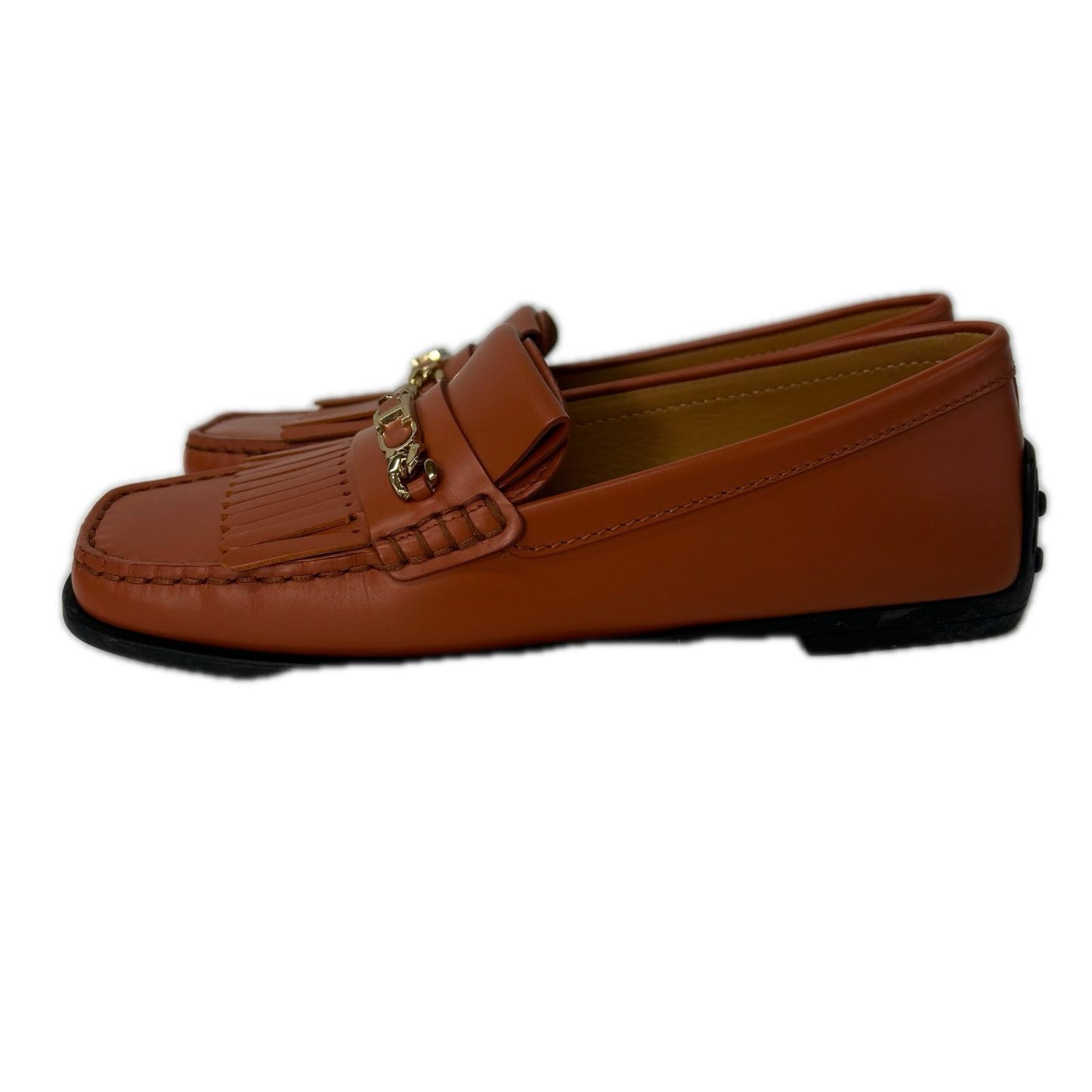 TOD'S トッズ 【美品】T タイムレス チェーン タッセル ローファー シューズ