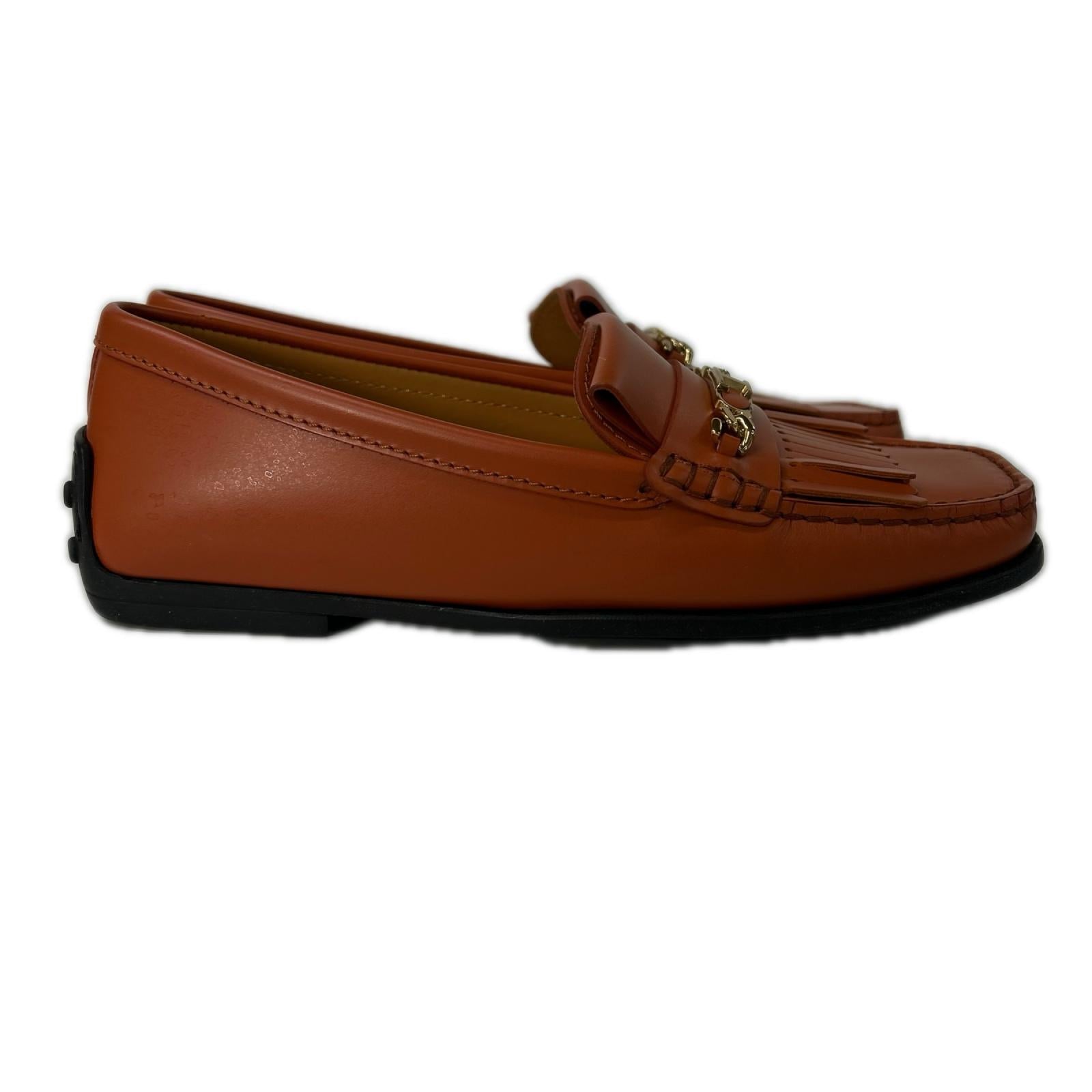 TOD'S トッズ 【美品】T タイムレス チェーン タッセル ローファー シューズ