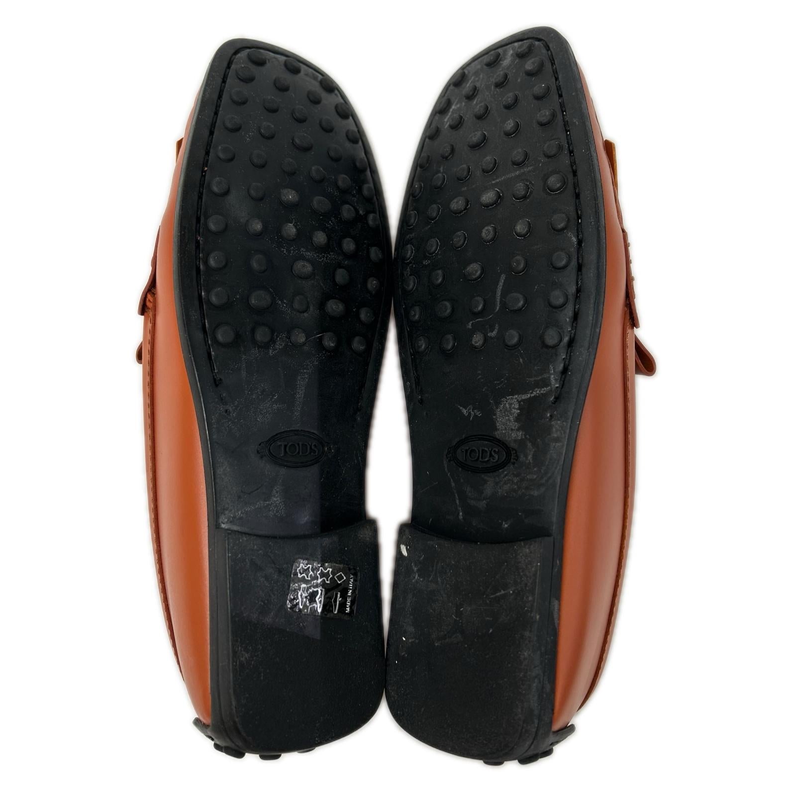 TOD'S トッズ 【美品】T タイムレス チェーン タッセル ローファー シューズ