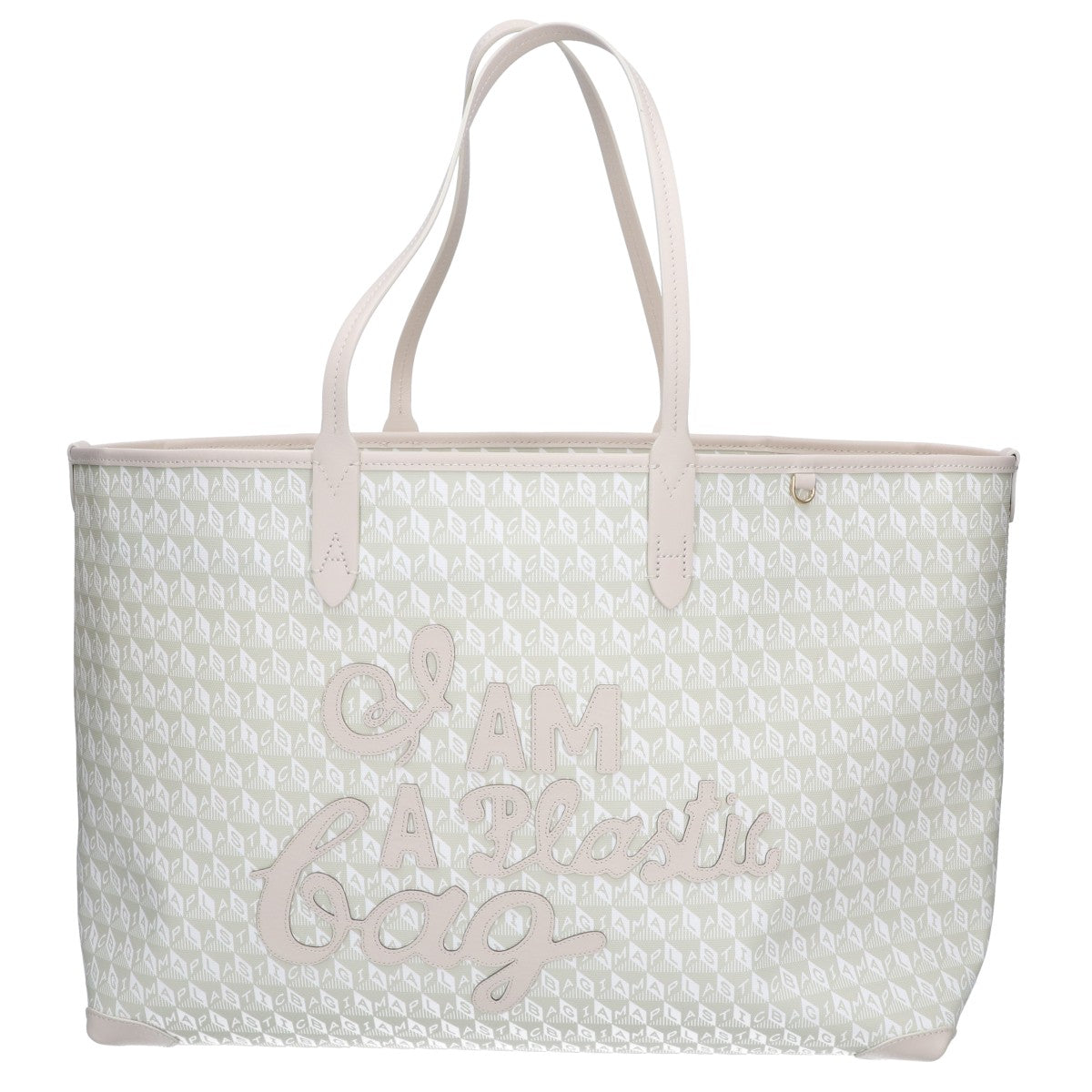 Anya Hindmarch アニヤ ハインドマーチ 新品同様 I AM A Plastic Bag モチーフ・ジップ・トート トートバッグ