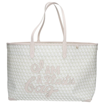 Anya Hindmarch アニヤ ハインドマーチ 新品同様 I AM A Plastic Bag モチーフ・ジップ・トート トートバッグ