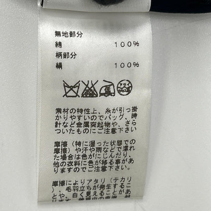 HERMES エルメス ネイビー シャツ ドット柄 コットン シャツ トップス
