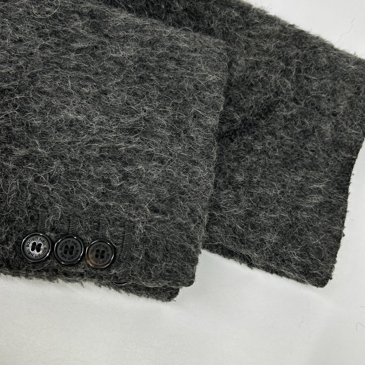 Neil Barrett BCA107J－1242 Gray × black Chesterfield coat coat