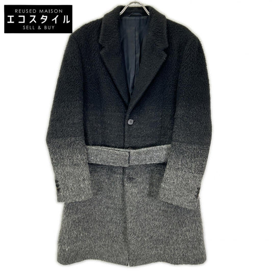 NeilBarrett ニールバレット BCA107J－1242　グレー×ブラック チェスターコート コート