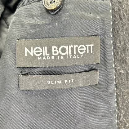 Neil Barrett BCA107J－1242 Gray × black Chesterfield coat coat