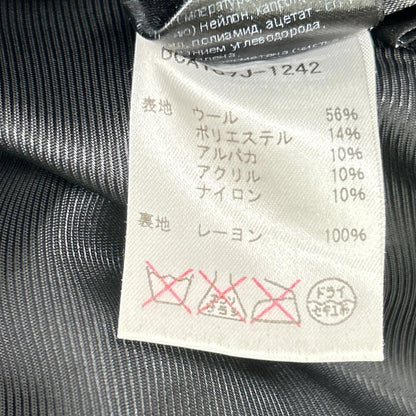 Neil Barrett BCA107J－1242 Gray × black Chesterfield coat coat