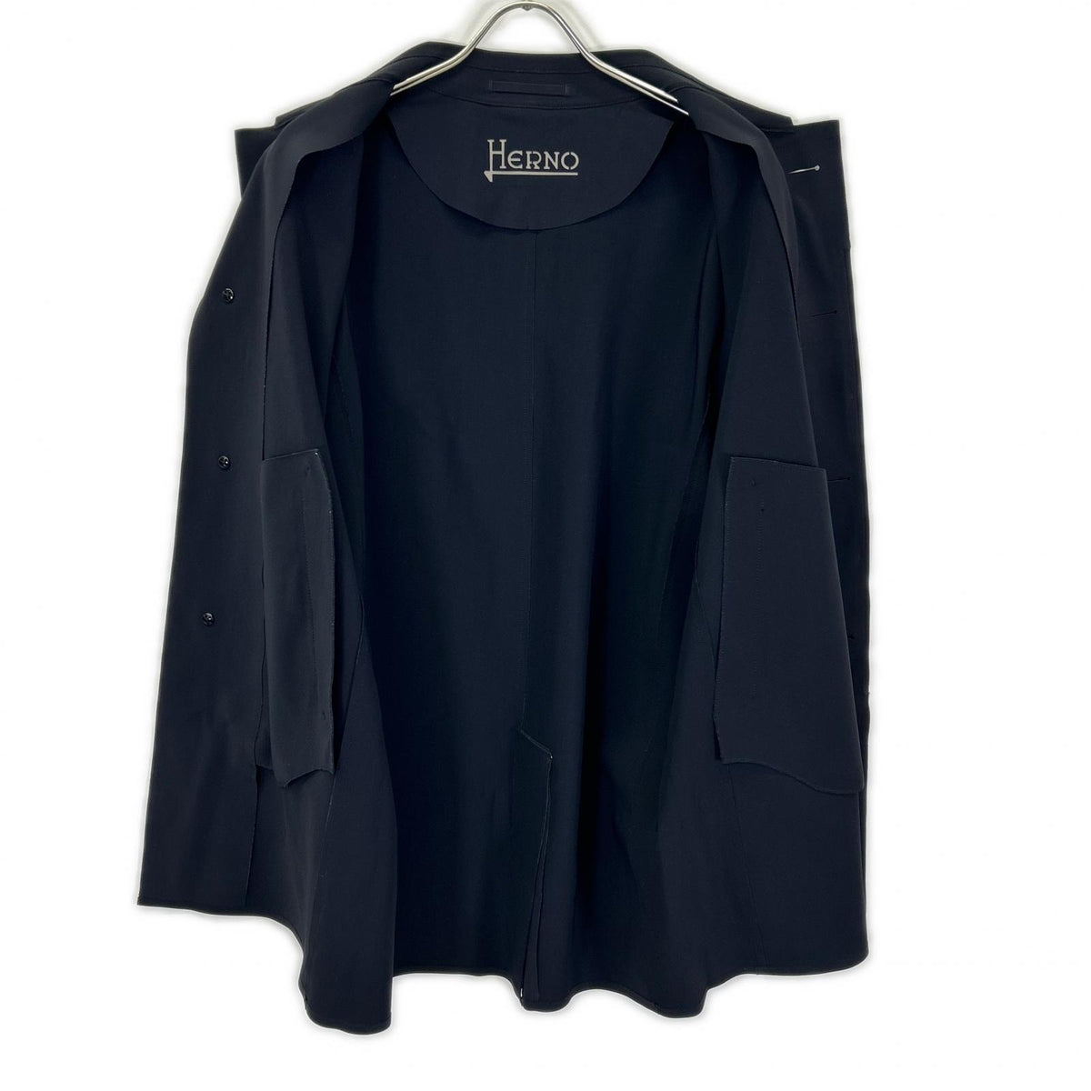 HERNO Stand-collar water-repellent coat coat