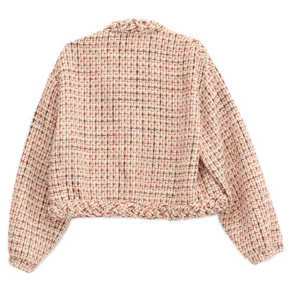VALENTINO ヴァレンティノ 【美品/国内正規】WB3CE2D5675 ツイード ジップアップ ジャケット ジャケット