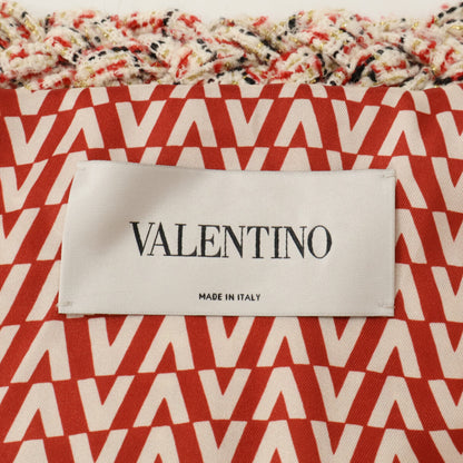 VALENTINO ヴァレンティノ 【美品/国内正規】WB3CE2D5675 ツイード ジップアップ ジャケット ジャケット