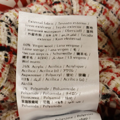 VALENTINO ヴァレンティノ 【美品/国内正規】WB3CE2D5675 ツイード ジップアップ ジャケット ジャケット
