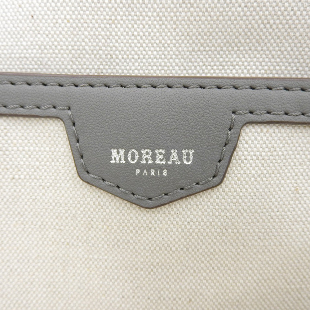 MOREAU PARIS モローパリ 美品 NEW ST.LOPEZ TOTE ZIP M GYNA トートバッグ レディース グレー 25年製 トートバッグ