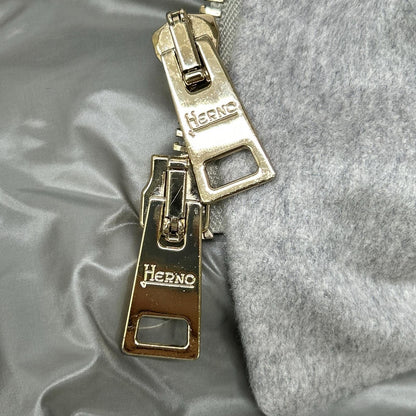 HERNO ヘルノ CA0163D グレー カシミヤ×ダウン コンビネーション コート コート
